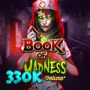 Book of Madness Deluxe স্লটের হরর-থিমযুক্ত ইন্টারফেস এবং প্রতীকসমূহ